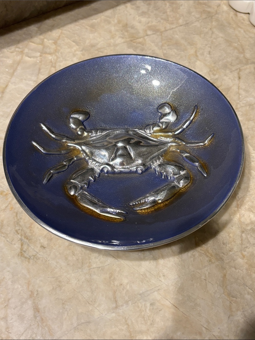MARIPOSA Cobalt Crab Dish‎